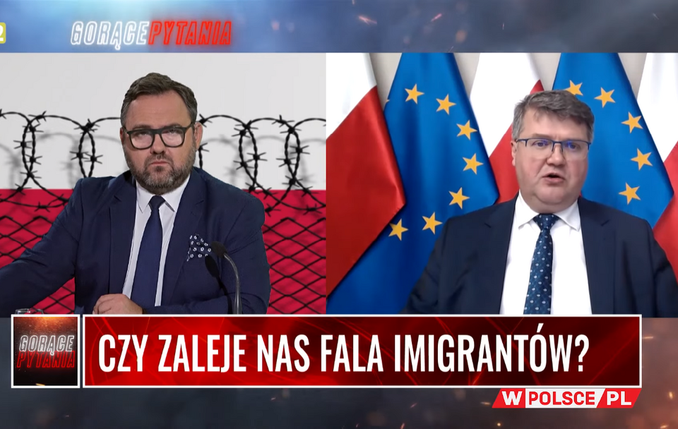 Red. Wojciech Biedroń rozmawiał z min. Maciejem Wąsikiem / autor: Telewizja wPolsce.pl