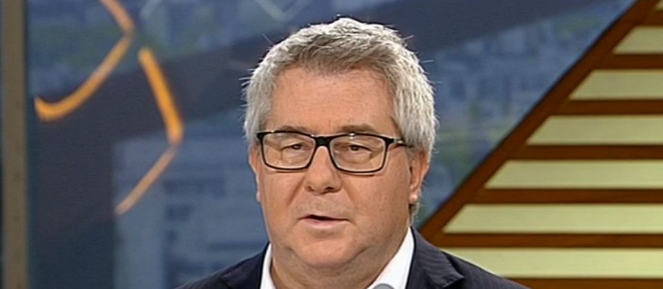 Ryszard Czarnecki w programie 'Woronicza 17' / autor: wPolityce.pl/TVP Info