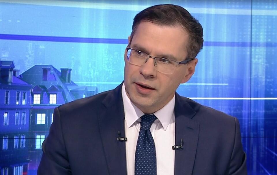 Michał Karnowski / autor: screenshot TVP Info