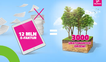 Tysiące drzew zamiast papieru. Zgarnij kasę od TAURONA