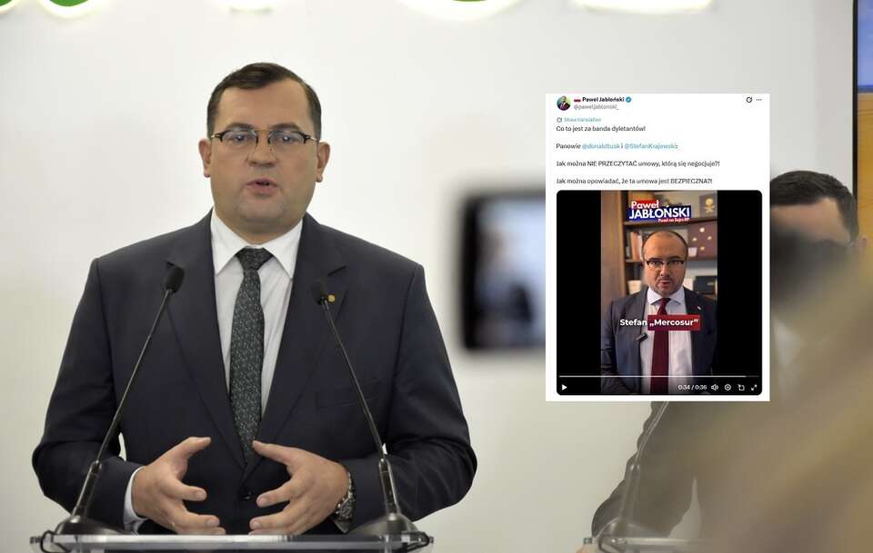 Jabłoński: Stefan "Mercosur" Krajewski do dymisji!