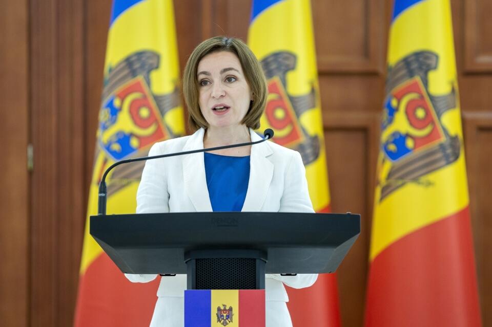 Prezydent Mołdawii Maia Sandu / autor: PAP/EPA