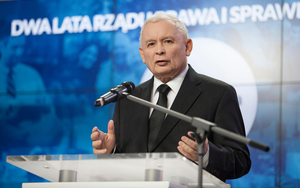 Prezes Jarosław Kaczyński / autor: FRATRIA