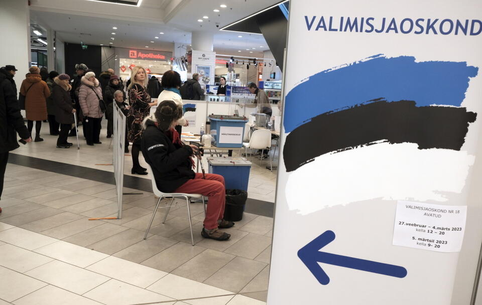 Wybory parlamentarne w Estonii / autor: PAP/EPA/VALDA KALNINA