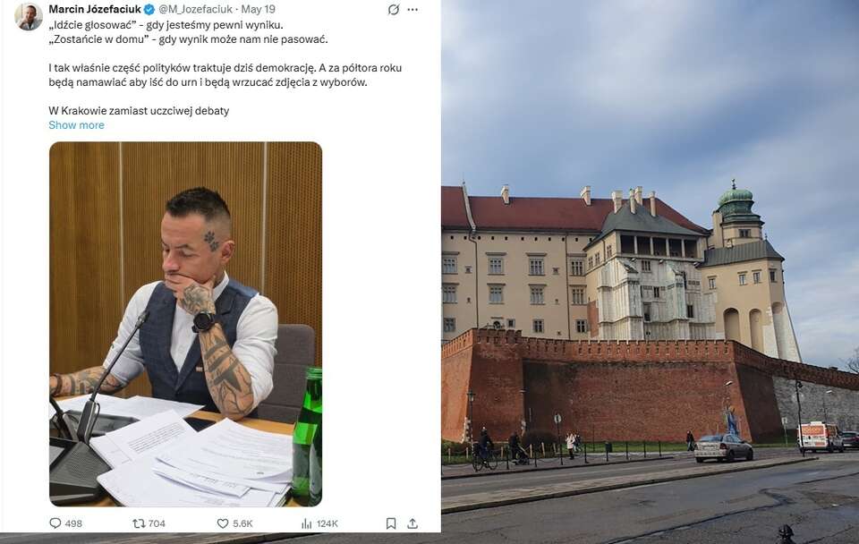 Referendum w Krakowie. Józefaciuk mocno o "demokratach"