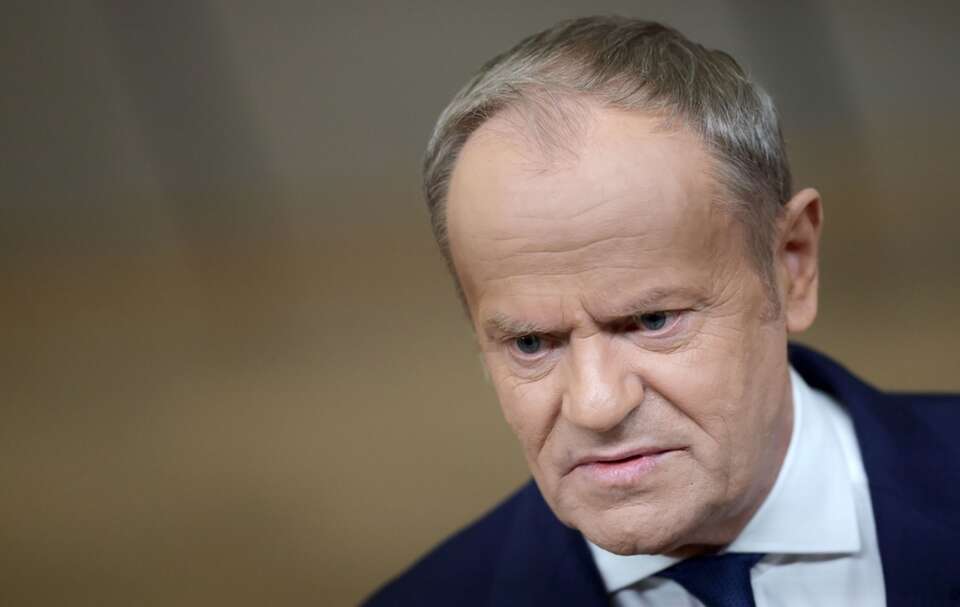 Tusk zauważył, że sprawa Ukrainy zeszła na dalszy plan w Davos. / autor: Fratria