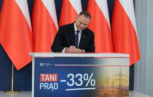 Karol Nawrocki w Pałacu Prezydenckim w Warszawie / autor: PAP/Paweł Supernak