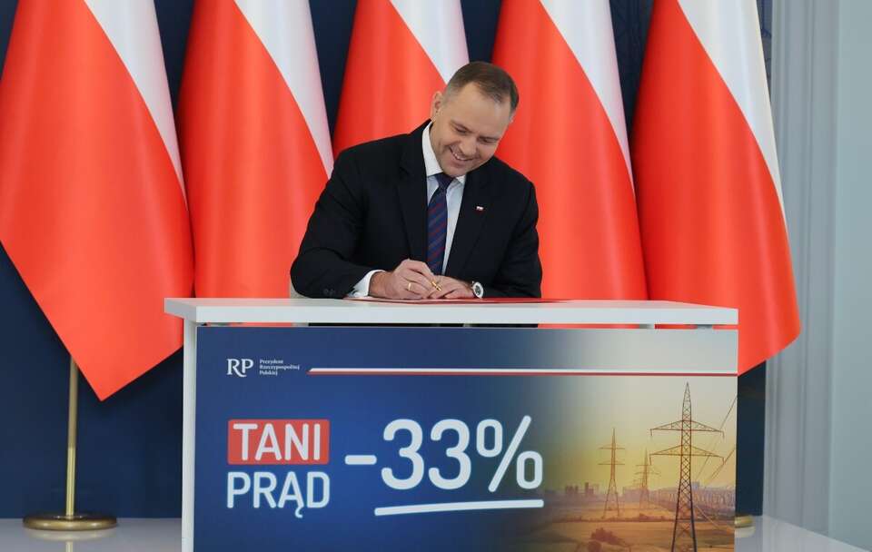 Karol Nawrocki w Pałacu Prezydenckim w Warszawie / autor: PAP/Paweł Supernak