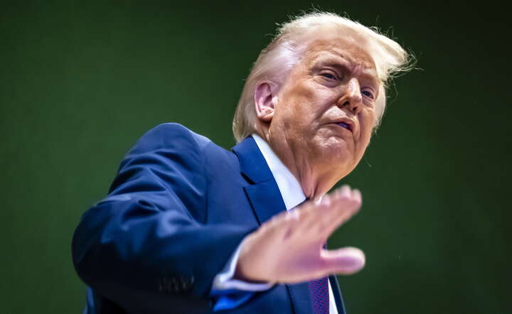 Prezydent USA Donald Trump na Światowym Szczycie Ekonomicznym w Davos / autor: PAP/ EPA/LAURENT GILLIERON