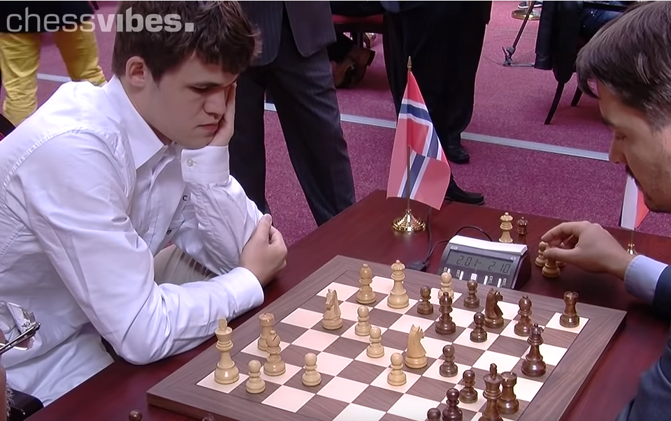 Carlsen-Morozevich, World Blitz Championship 2012 / autor: YouTube/ChesscomNews