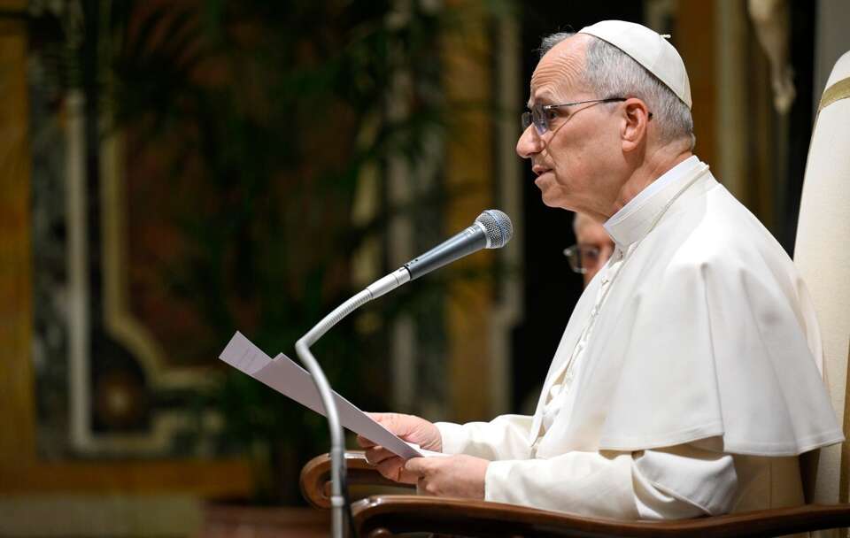 Papież Leon XIV / autor: PAP/EPA/VATICAN MEDIA HANDOUT