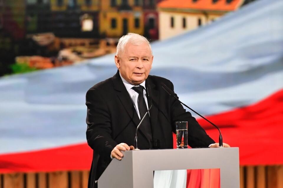 Prezes PiS Jarosław Kaczyński / autor: PAP/Wojtek Jargiło