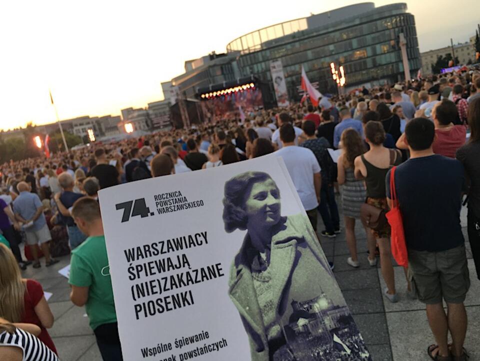 Pl. Piłsudskiego, 1 sierpnia 2018 r. / autor: M. Czutko