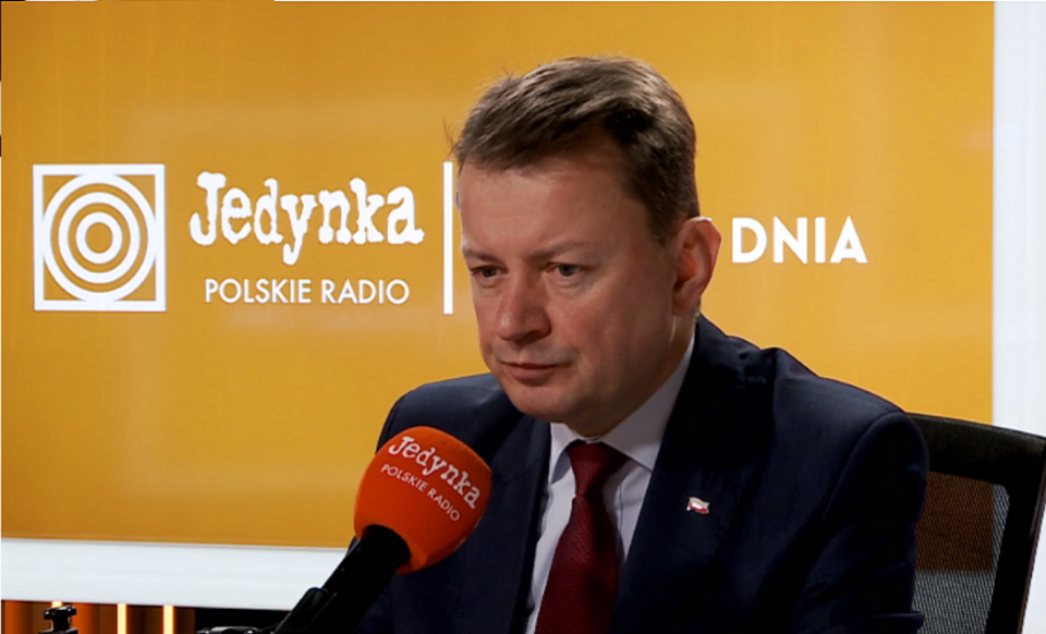 Szef MON Mariusz Błaszczak w Radiowej Jedynce / autor: polskieradio.pl