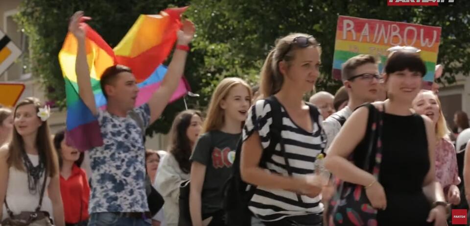 Marsz LGBT w Białymstoku / autor: Youtube / fakt24.pl
