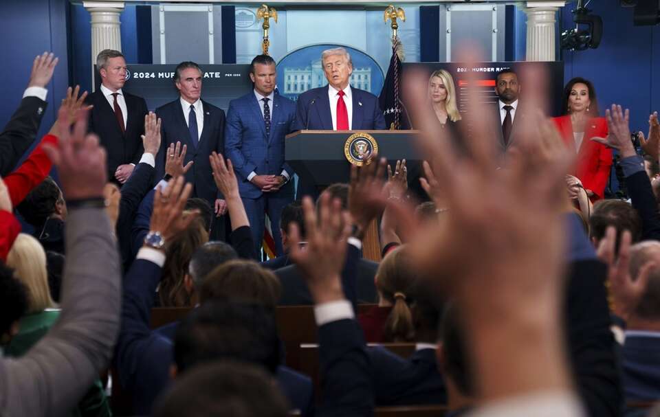 Donald Trump / autor: PA/WILL OLIVER / POOL Dostawca: PAP/EPA.