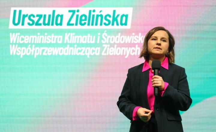 Urszula Zielińska podczas Konwencji otwierającej XVII Kongres Partii Zieloni / autor: PAP/ Marian Zubrzycki