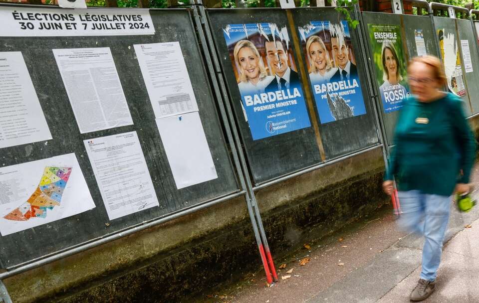 Wybory we Francji / autor: PAP/EPA/Mohammed Badra