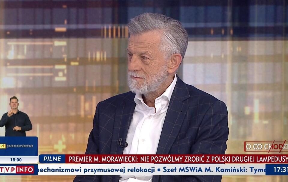 prof. Andrzej Zybertowicz / autor: wPolityce.pl/TVP Info