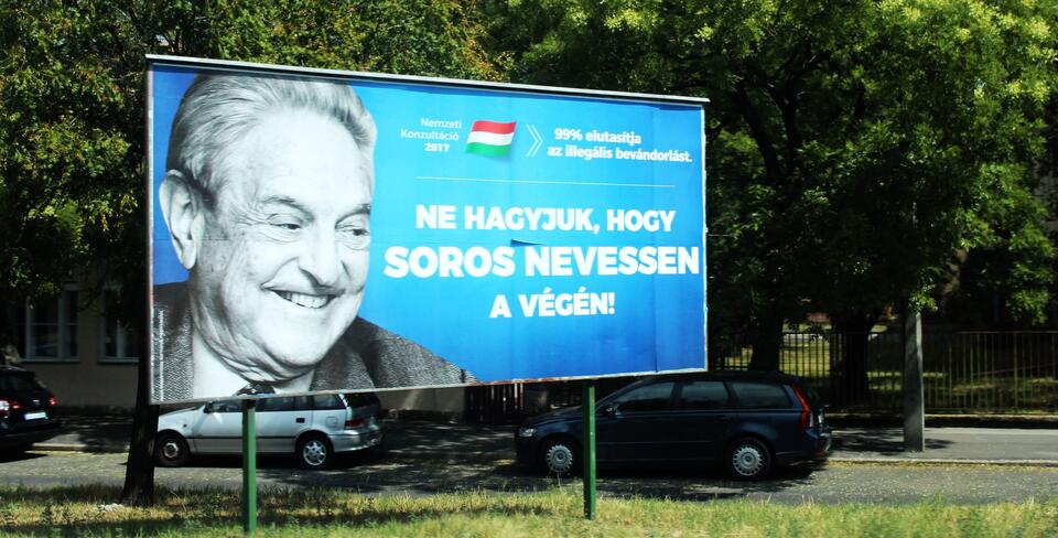 Węgierska kampania przestrzegająca przed Sorosem / autor: wPolityce.pl