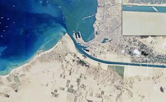 Zator morski poza Kanałem Sueskim wzrósł do około 280 statków