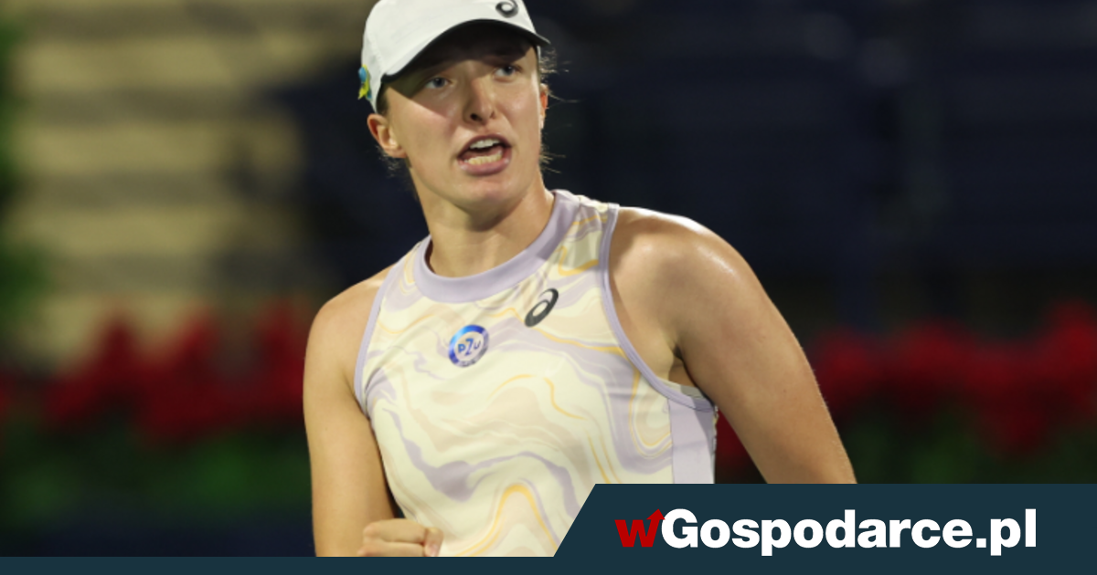 Turniej WTA w Dubaju - dominacja Świątek - wGospodarce.pl