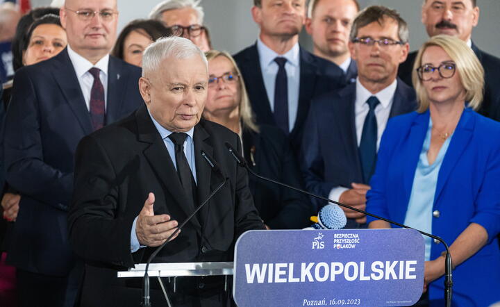 Jarosław Kaczyński w Poznaniu / autor: PAP