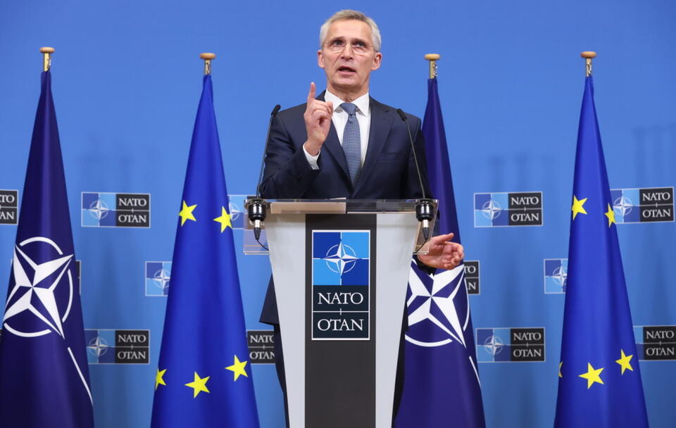 Sekretarz generalny NATO Jens Stoltenberg / autor: PAP/EPA