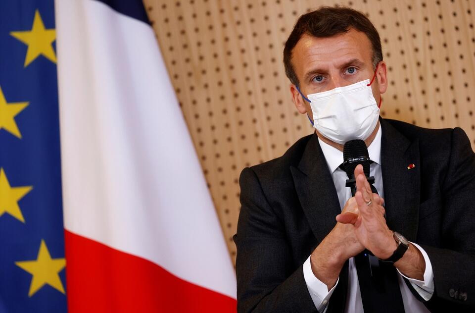 Prezydent Francji E. Macron / autor: PAP/EPA