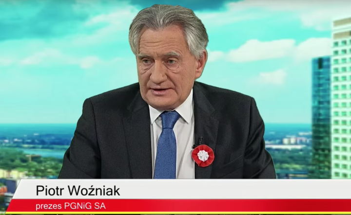 Piotr Woźniak, prezes PGNiG w telewizji wPolsce.pl / autor: Fratria