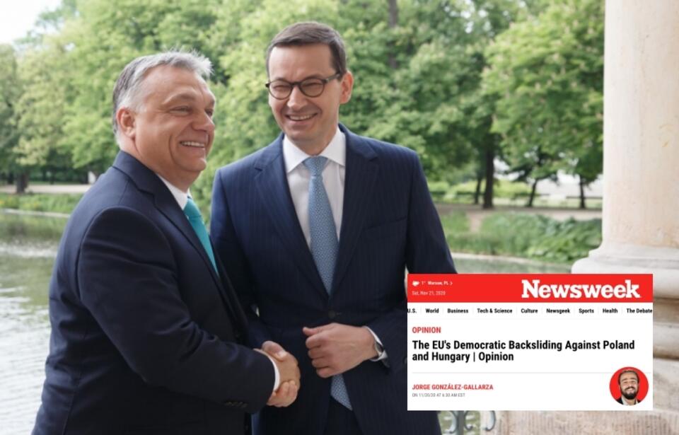 Viktor Orban i Mateusz Morawiecki / autor: KPRM/newsweek.com
