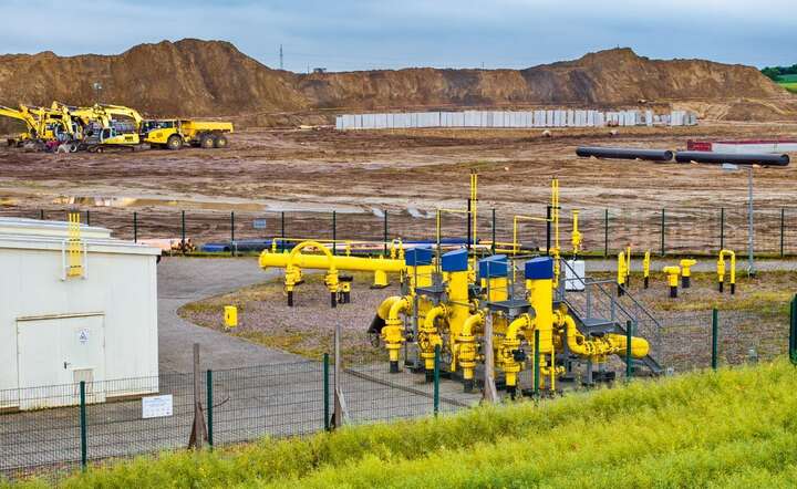 Instalacje gazowe Gaz-System budowane przy terminalu FSRU w Gdańsku / autor: materiały prasowe Gaz-System