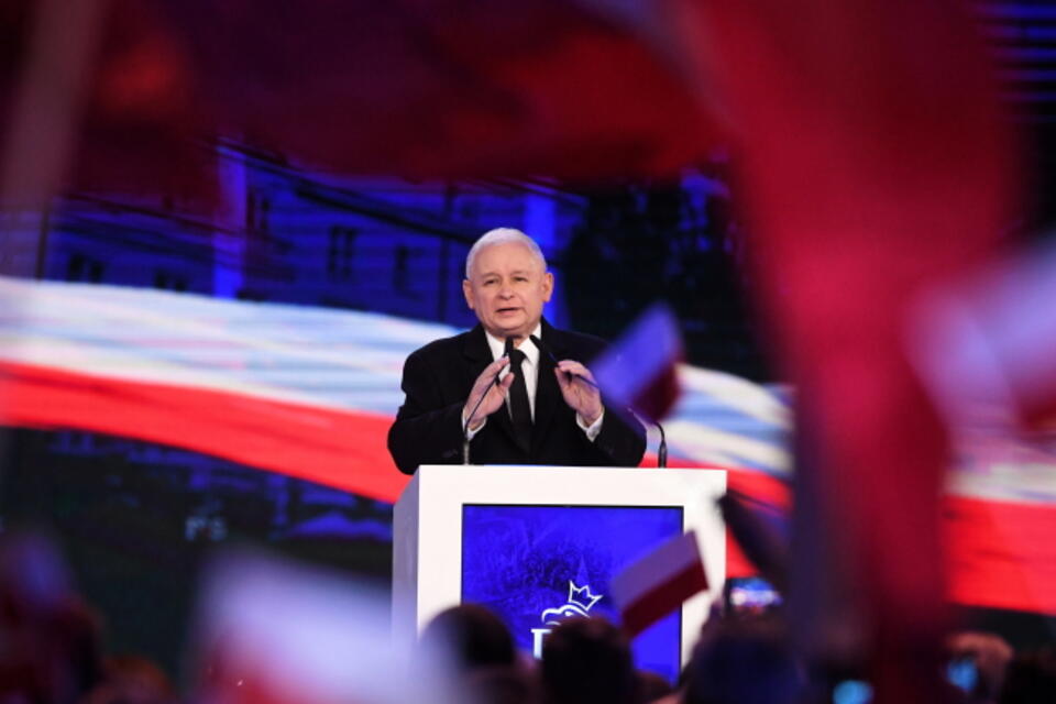 Konwencja PiS - Jarosław Kaczyński / autor: PAP