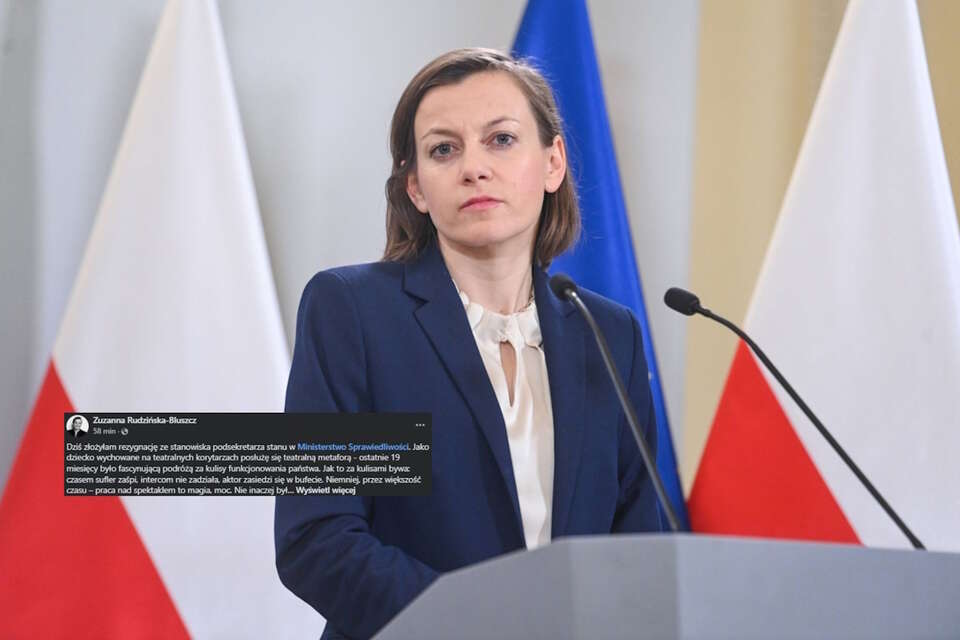 Zuzanna Rudzińska-Bluszcz / autor: PAP-Piotr Nowak/Fb-Zuzanna Rudzińska-Bluszcz, screen