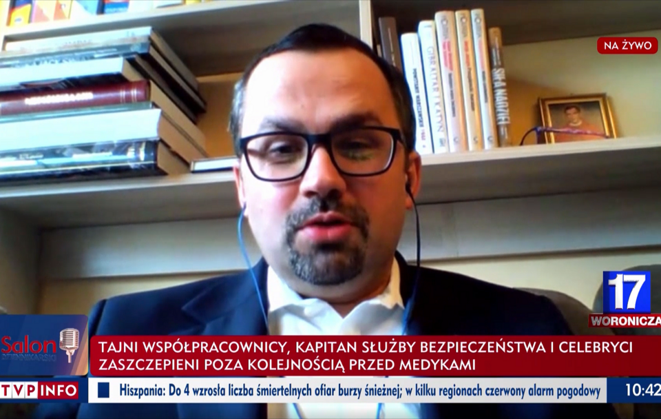 Marcin Horała / autor: screen/TVP Info