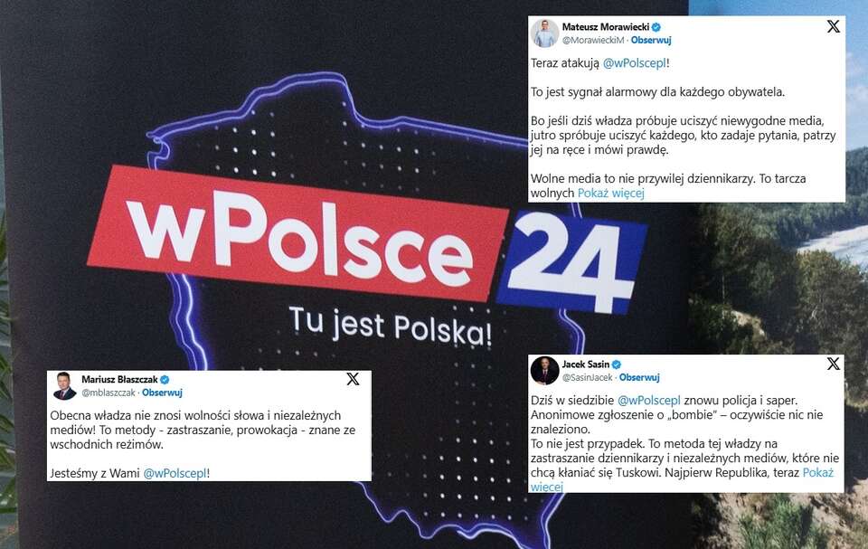 Politycy PiS stają w obronie telewizji wPolsce24