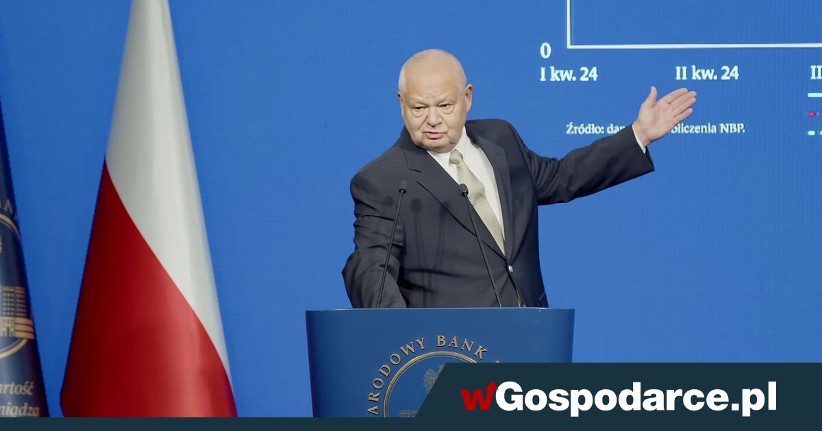 Ale jastrząb z Glapińskiego! „Obniżki stóp to rok 2026”