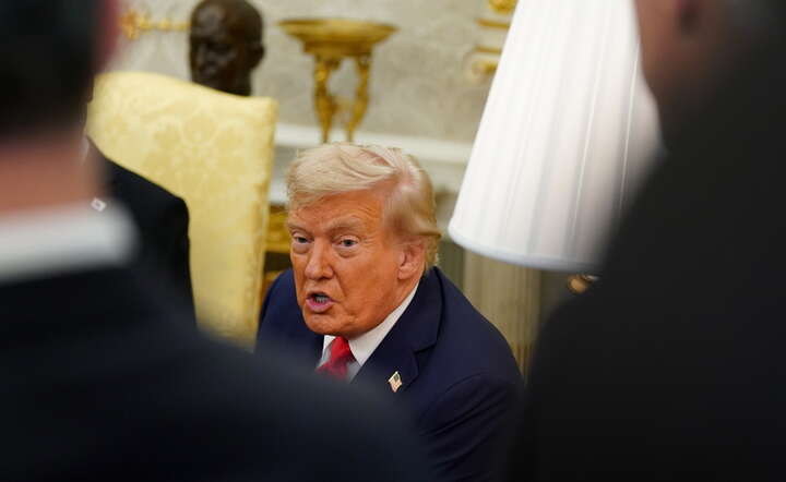 Prezydent USA Donald Trump w Białym Domu / autor: PAP/ EPA/AL DRAGO