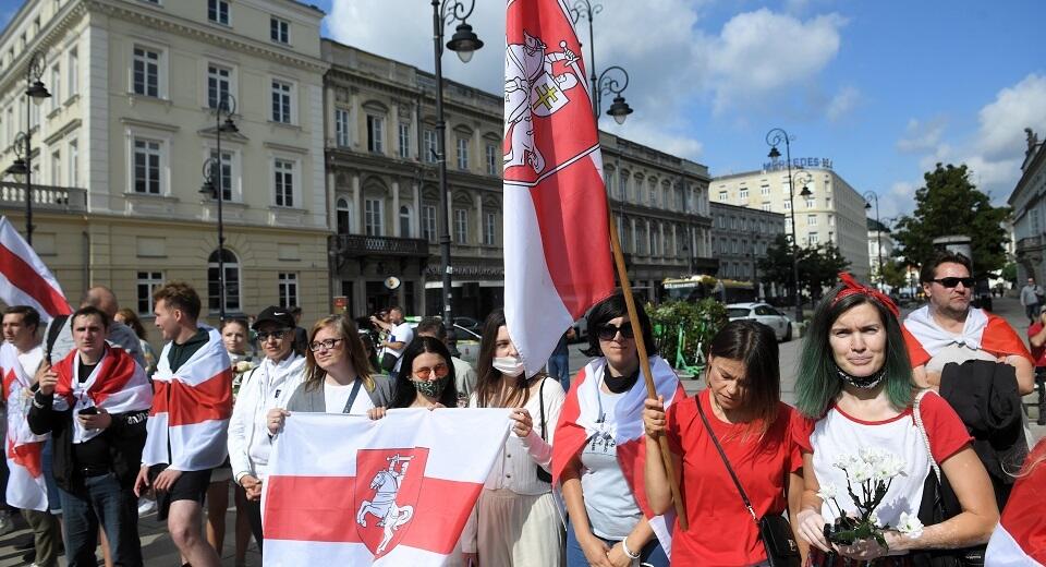 Przedstawiciele białoruskiej mniejszości w Polsce / autor: PAP/Radek Pietruszka