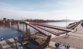 Będzie most pieszo-rowerowy przez Wisłę. Przetarg zakończony