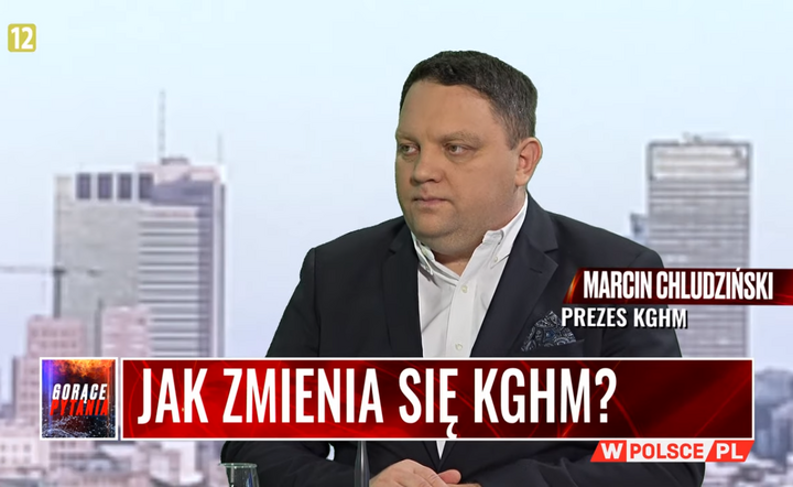 Marcin Chludziński, prezes KGHM Polska Miedź SA / autor: Fratria