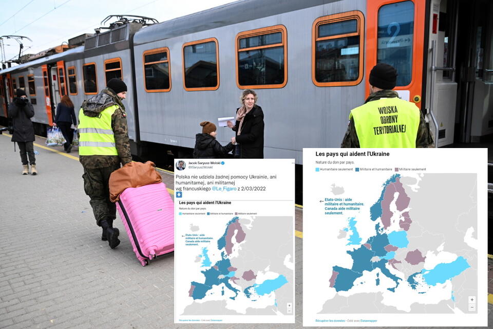 Pociąg specjalny dla uchodźców z Ukrainy / autor: 	PAP/Darek Delmanowicz