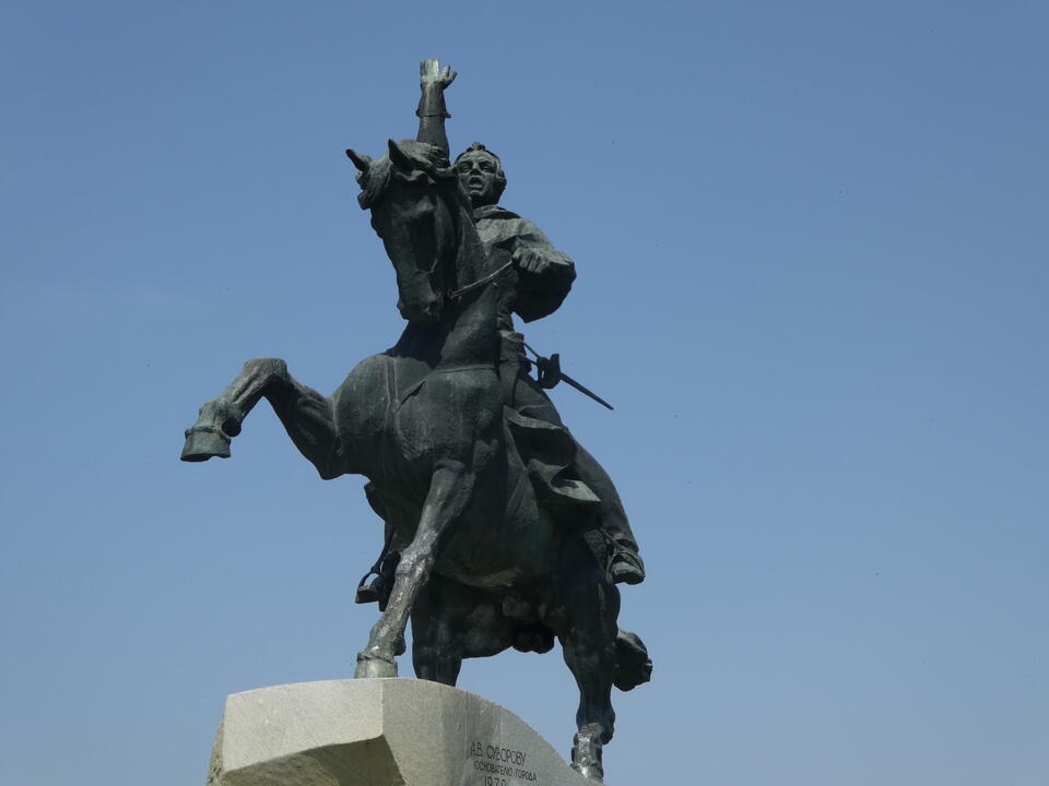 Pomnik Suworowa w Tyraspolu / autor: wPolityce/Jakub Maciejewski