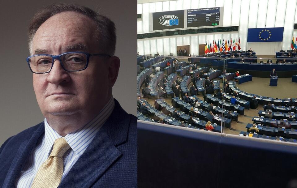 Eurodeputowany PiS Jacek Saryusz-Wolski; Parlament Europejski / autor: Fratria