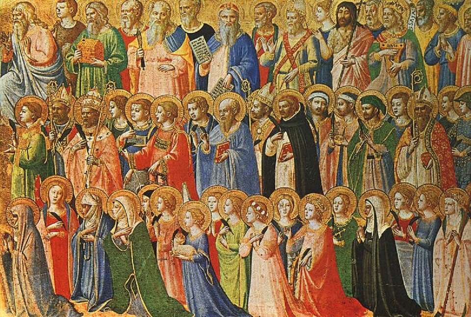 "Prorocy Chrystusa ze Świętymi i Męczennikami" - detal z predelli ołtarza św. Dominika autorstwa Fra Angelico / autor: wikimedia commons/Domena publiczna