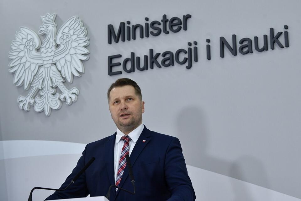 Minister edukacji i nauki Przemysław Czarnek / autor: PAP/Radek Pietruszka
