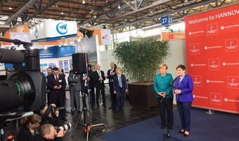 POLSKA NA HANNOVER MESSE 2017 Szydło i Merkel liczą na zacieśnienie współpracy gospodarczej