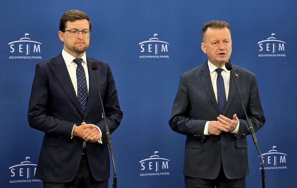 Andrzej Śliwka i Mariusz Błaszczak / autor: X: @pisorgpl/https://x.com/pisorgpl/status/1934499931923865702/photo/1