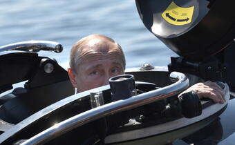 Putin-gieroj na dnie Bałtyku