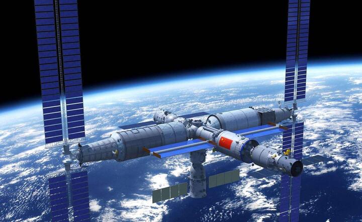chiński statek kosmiczny Shenzhou 13 / autor: Chinese Embassy/Twitter